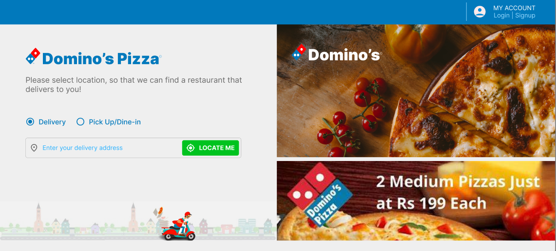 Domino's Pizza Redesign