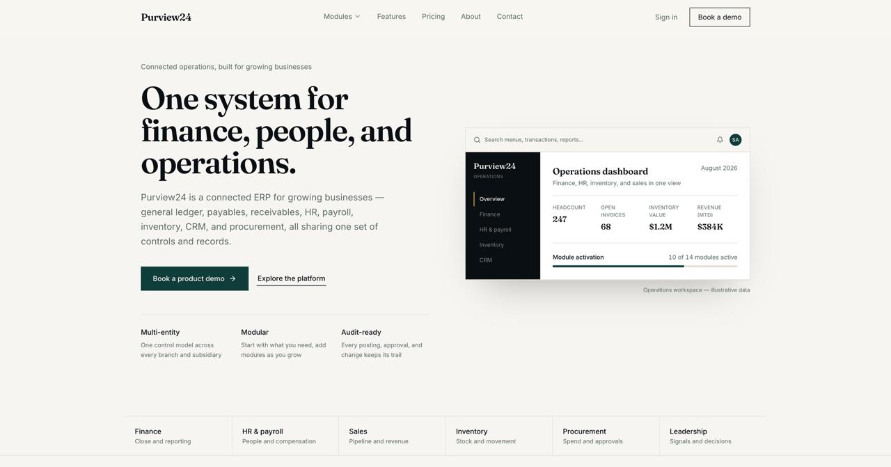 Purview24 screenshot